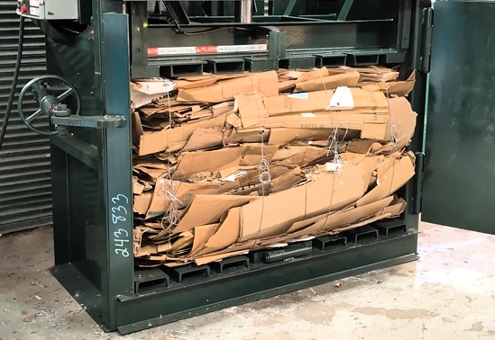 Recyclable Material Compression