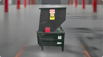 Stationary Compactors with Chute-Fed Options