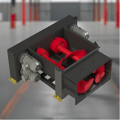 Dual Compaction Augers | Komar Industries
