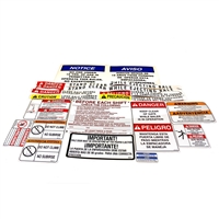 Baler Safety Decal Kit