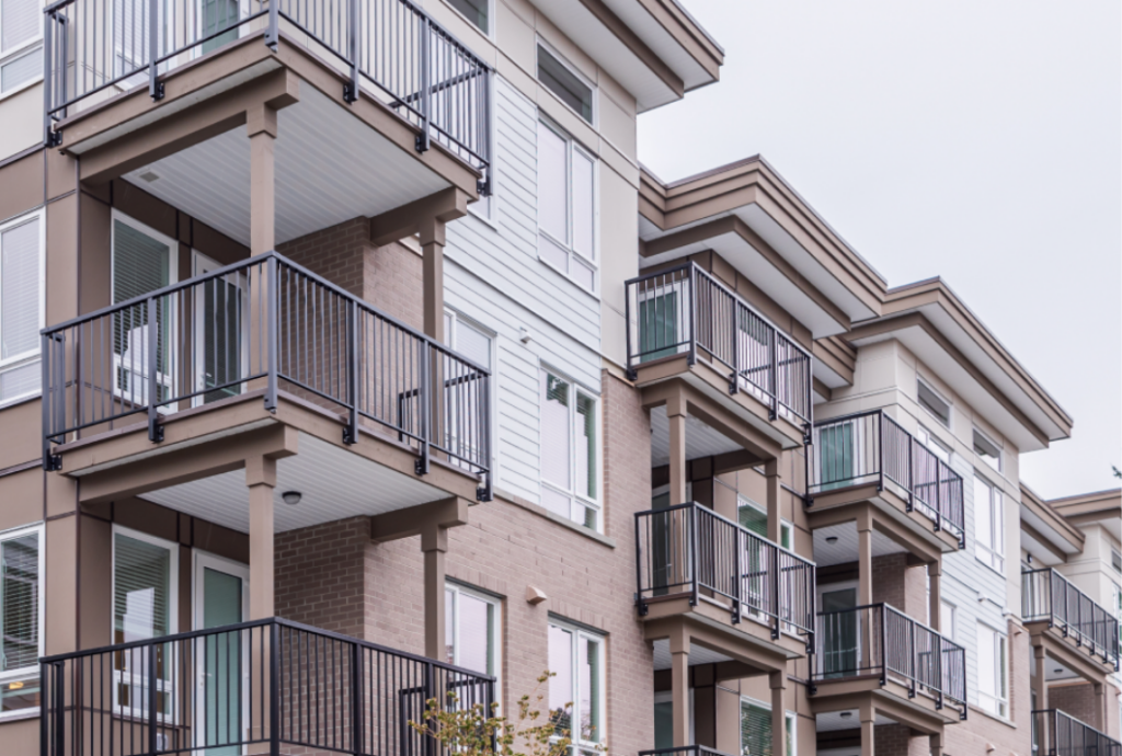 apartments with balconies