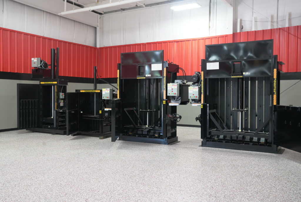 Komar vertical balers line